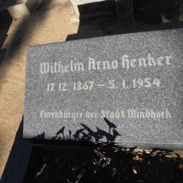 HENKER Wilhelm Arno 1867-1954