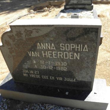 HEERDEN Anna Sophia, van 1930-1982