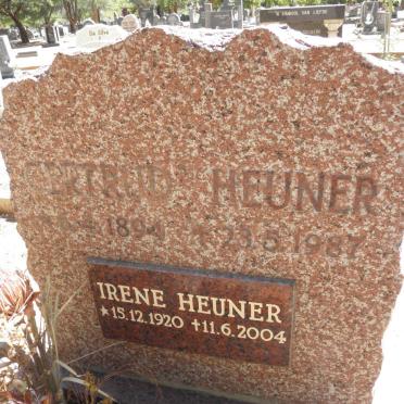 HEUNER Gertrud 1894-1987 :: HEUNER Irene 1920-2004