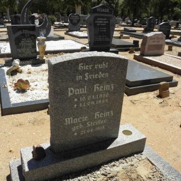 HEINZ Paul 1910-1985 &amp; Marie STRITTER 1918-