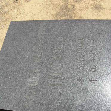 HICKEL Samuel Alexander 1903-1968