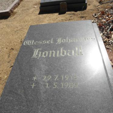 HONIBALL Wessel Johannes 1916-1989