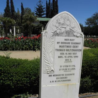 HOLTZHAUSEN Martinus Gert Thomas 1857-1940