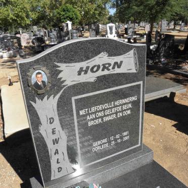 HORN Dewald 1981-2001