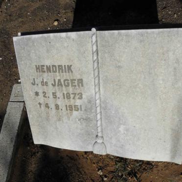 JAGER Hendrik J., de 1873-1951