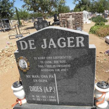 JAGER A.P., de 1941-2009