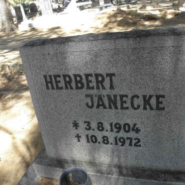 JÄNECKE Herbert 1904-1972