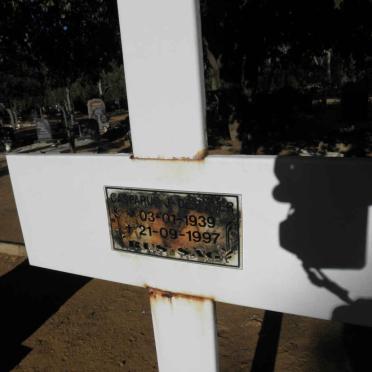 JAGER Casparus J., de 1939-1997