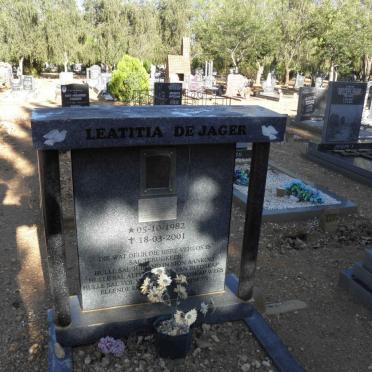 JAGER Leatitia, de 1982-2001