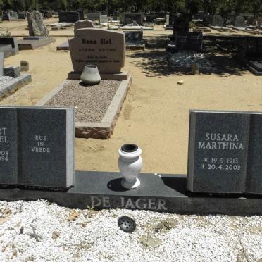 JAGER Ockert Michael, de 1908-1994 &amp; Susara Marthina 1913-2003