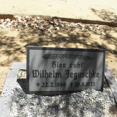 JEGUSCHKE Wilhelm 1889-1975