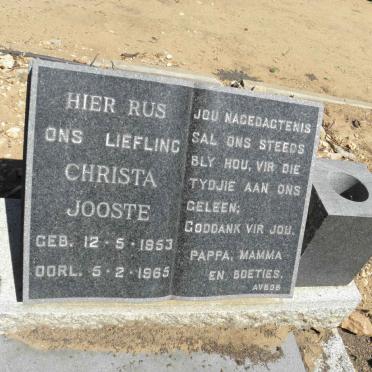 JOOSTE Christa 1953-1965