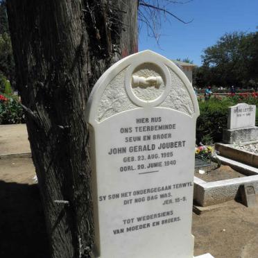 JOUBERT John Gerald 1925-1940