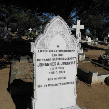 JOUBERT Johannes A. 1880-1935
