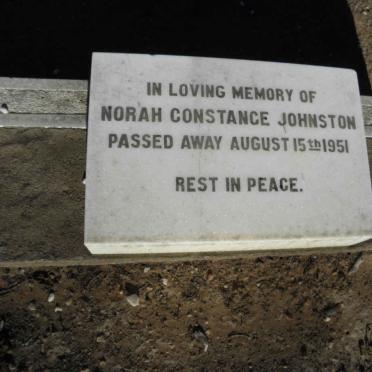 JOHNSTON Norah Constance -1951