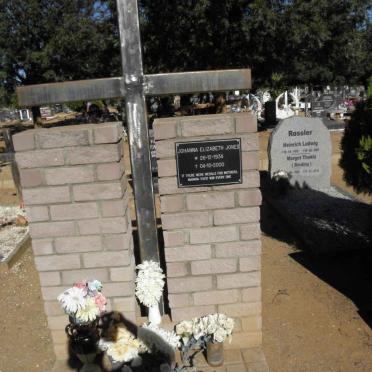 JONES Johanna Elizabeth 1934-2000