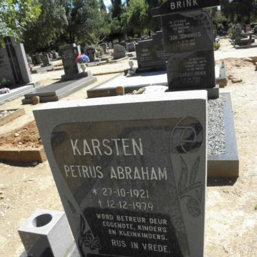 KARSTEN Petrus Abraham 1921-1979