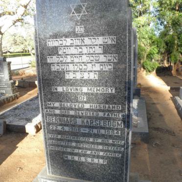 KARSEBOOM Bernhard 1906-1964