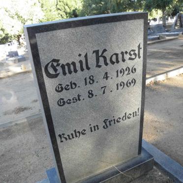 KARST Emil 1926-1969