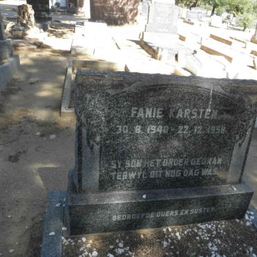 KARSTEN Fanie 1940-1958