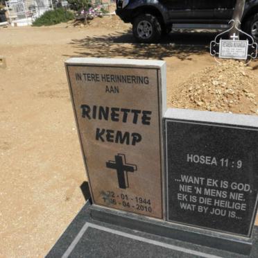 KEMP Rinette 1944-2010