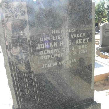 KEET Johan A.G. 1882-1951
