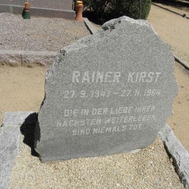 KIRST Rainer 1947-1964