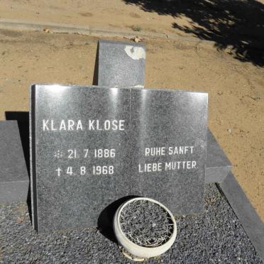 KLOSE Klara 1886-1968