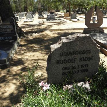 KLOSE Rudolf 1913-1978