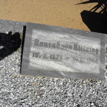 KLITZING Konrad, von 1871-1944