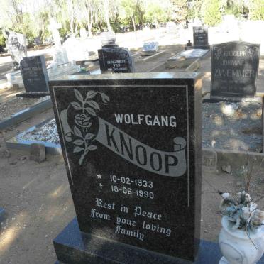 KNOOP Wolfgang 1933-1990