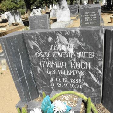 KOCH Dagmar nee VOLKMANN 1888-1950