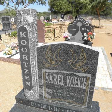 KOORTZEN Sarel 1937-2011 &amp; Koekie 1939-