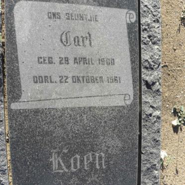 KOEN Carl 1960-1961