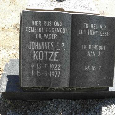 KOTZE Johannes E.P. 1922-1977