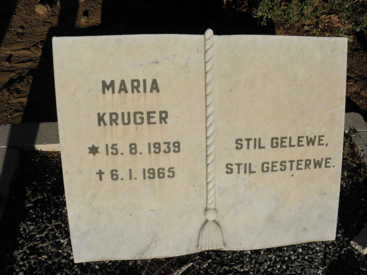 KRUGER Maria 1939-1965