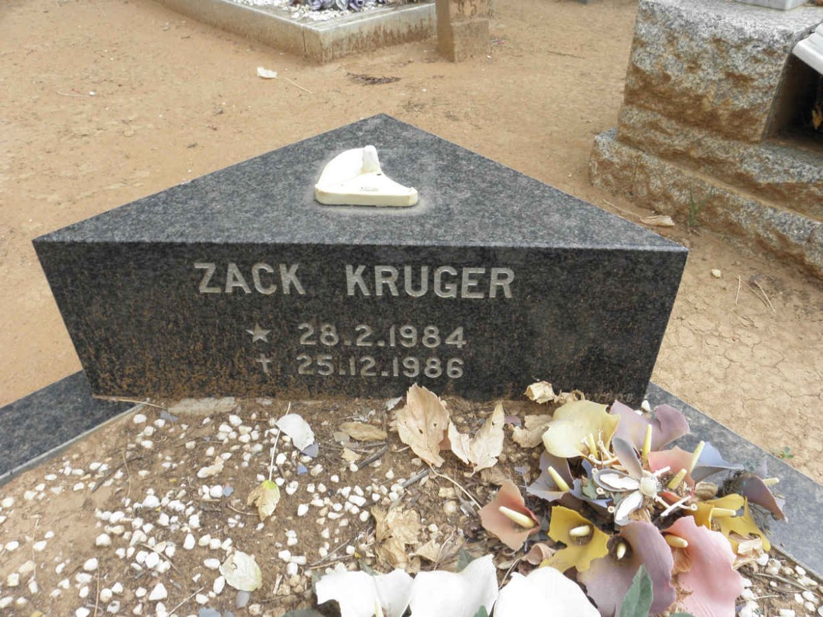KRUGER Zack 1984-1986