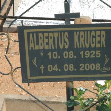 KRUGER Albertus 1925-2008