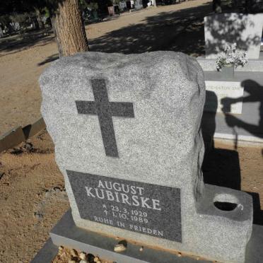 KUBIRSKE August 1929-1989