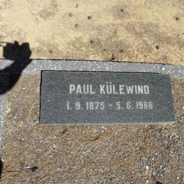 KÜLEWIND Paul 1875-1966
