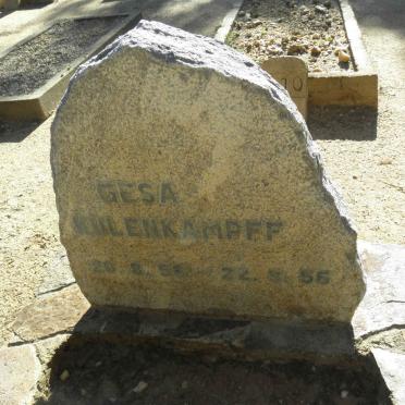 KULENKAMPFF Gesa 1956-1956