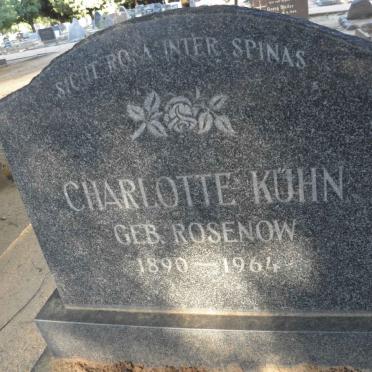 KÜHN Charlotte nee ROSENOW 1890-1964