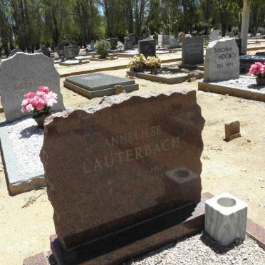 LAUTERBACH Anneliese 1913-1985