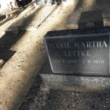 LETTKE Marie Martha 1879-1970
