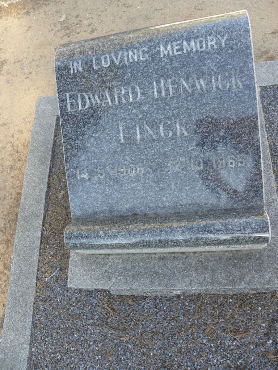 LINCK Edward Henwick 1906-1965