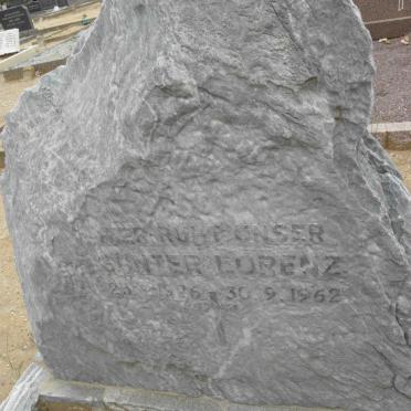 LORENZ Gunter 1926-1962