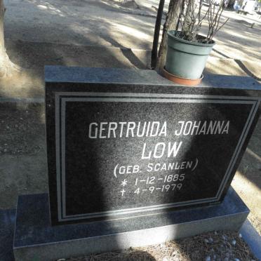 LOW Gertruida Johanna nee SCANLEN 1885-1979