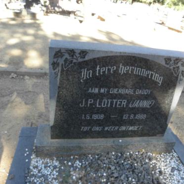 LÖTTER J.P. 1906-1968