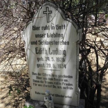 LUDWIG Edith 1926-1934