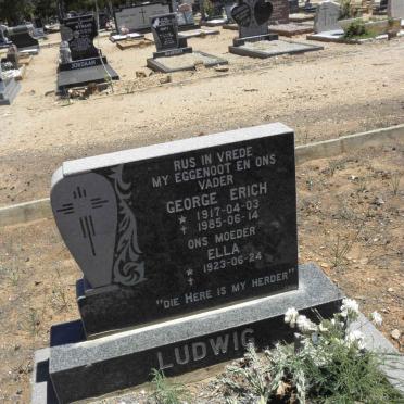 LUDWIG George Erich 1917-1985 &amp; Ella 1923-